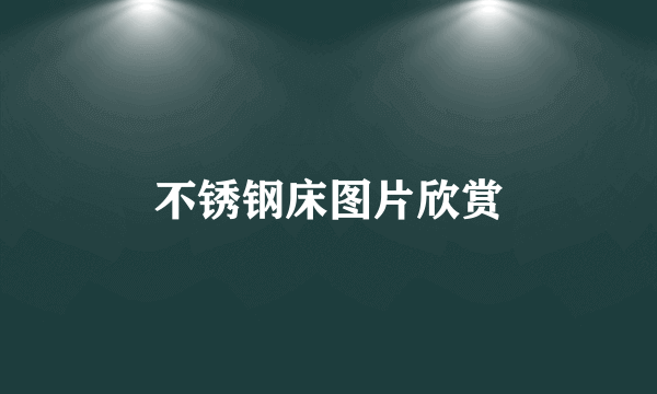 不锈钢床图片欣赏